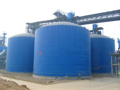 蒸湘水泥钢板库改造